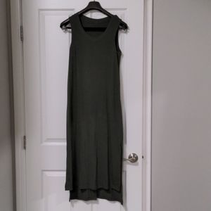 Lululemon tank maxi dress slits on side sz 4